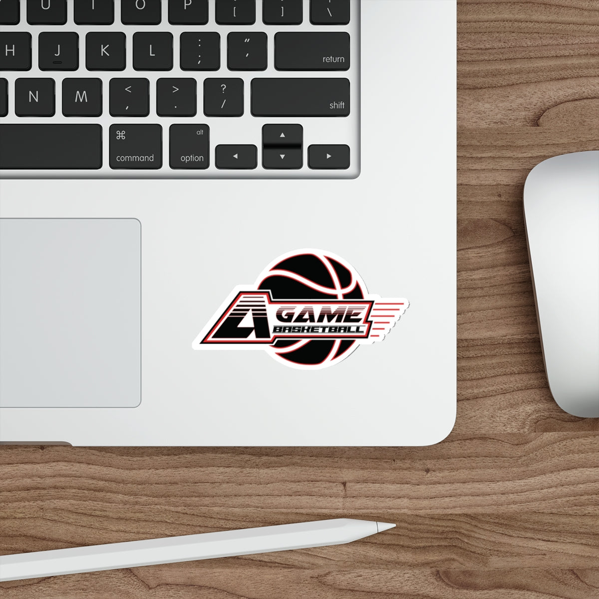 A Game Basketball Die-Cut Sticker