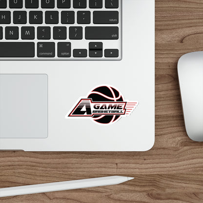 A Game Basketball Die-Cut Sticker