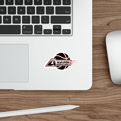 A Game Basketball Die-Cut Sticker