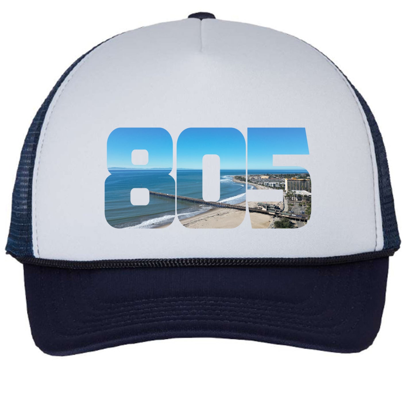 White/ Navy - FRONT