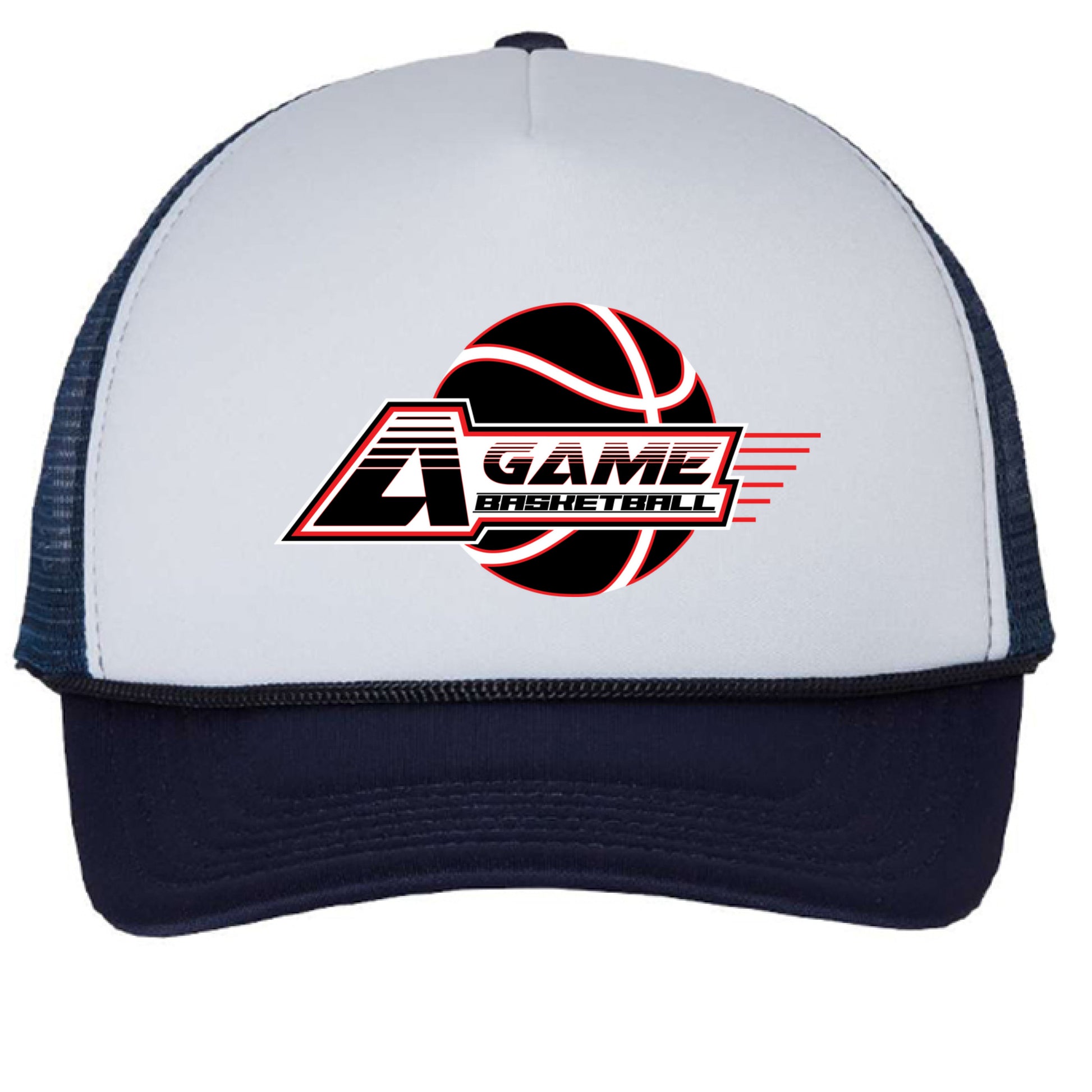 White/ Navy - FRONT