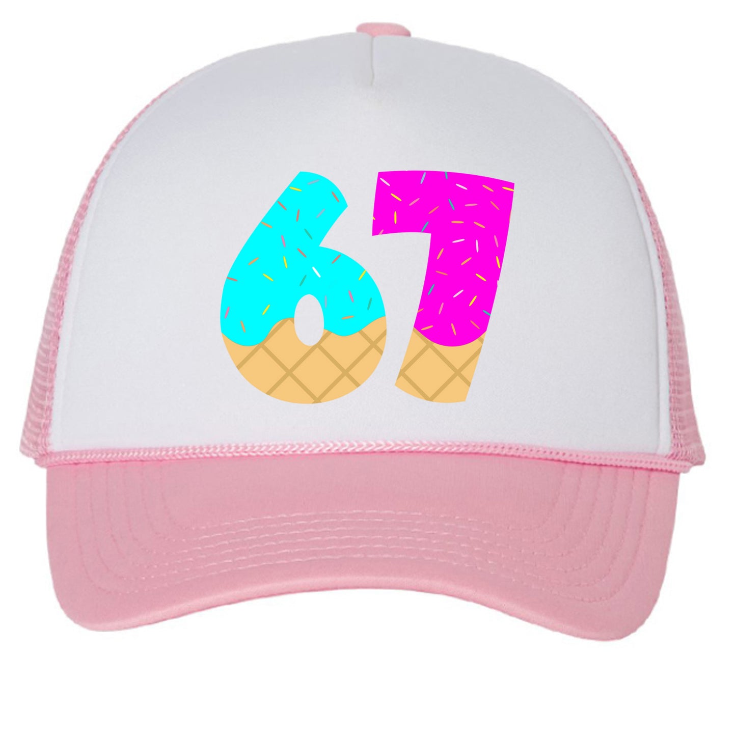 White/ Pink - FRONT