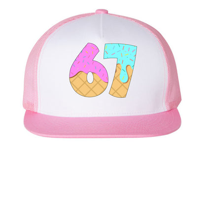 Pink/ White/ Pink - FRONT
