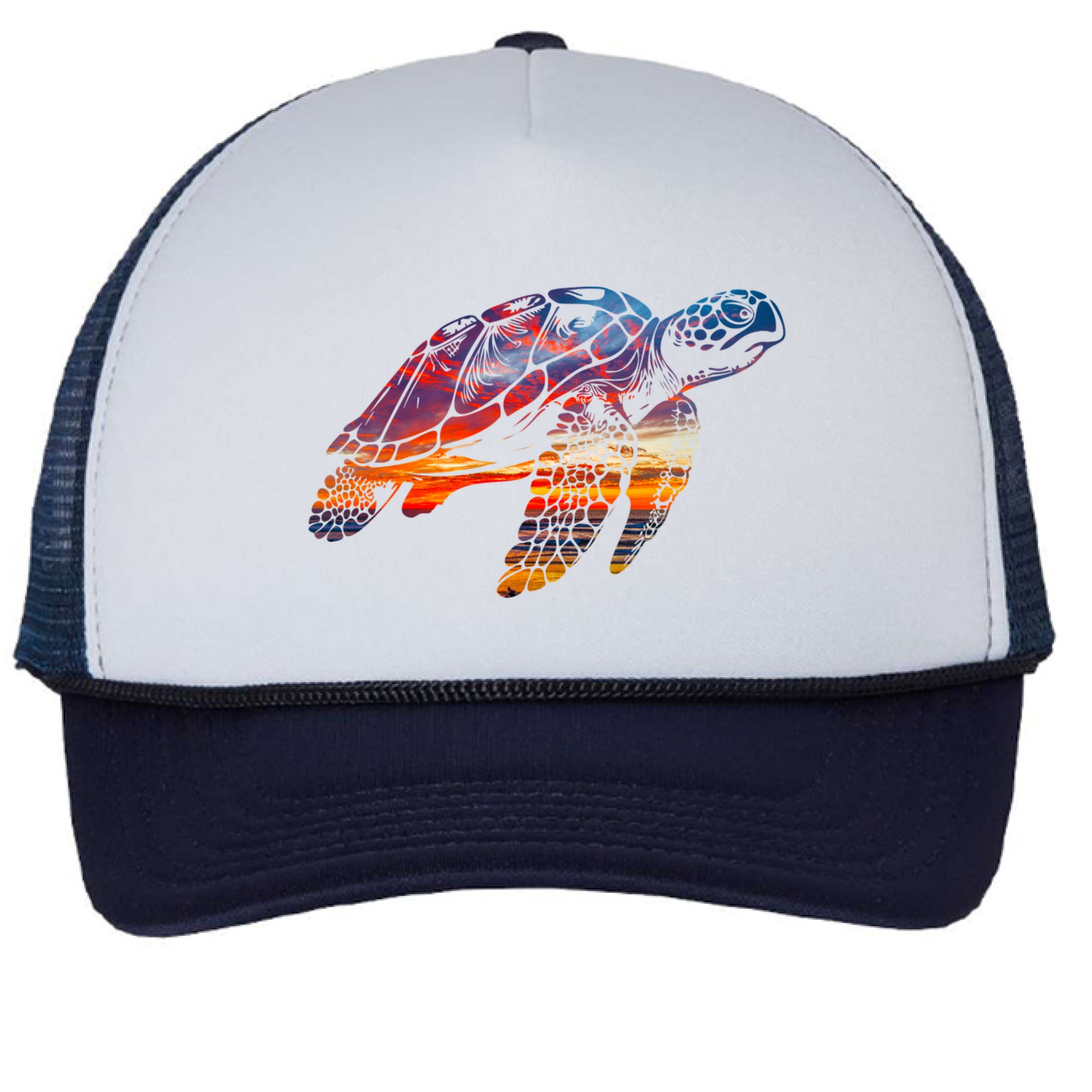 White/ Navy - FRONT
