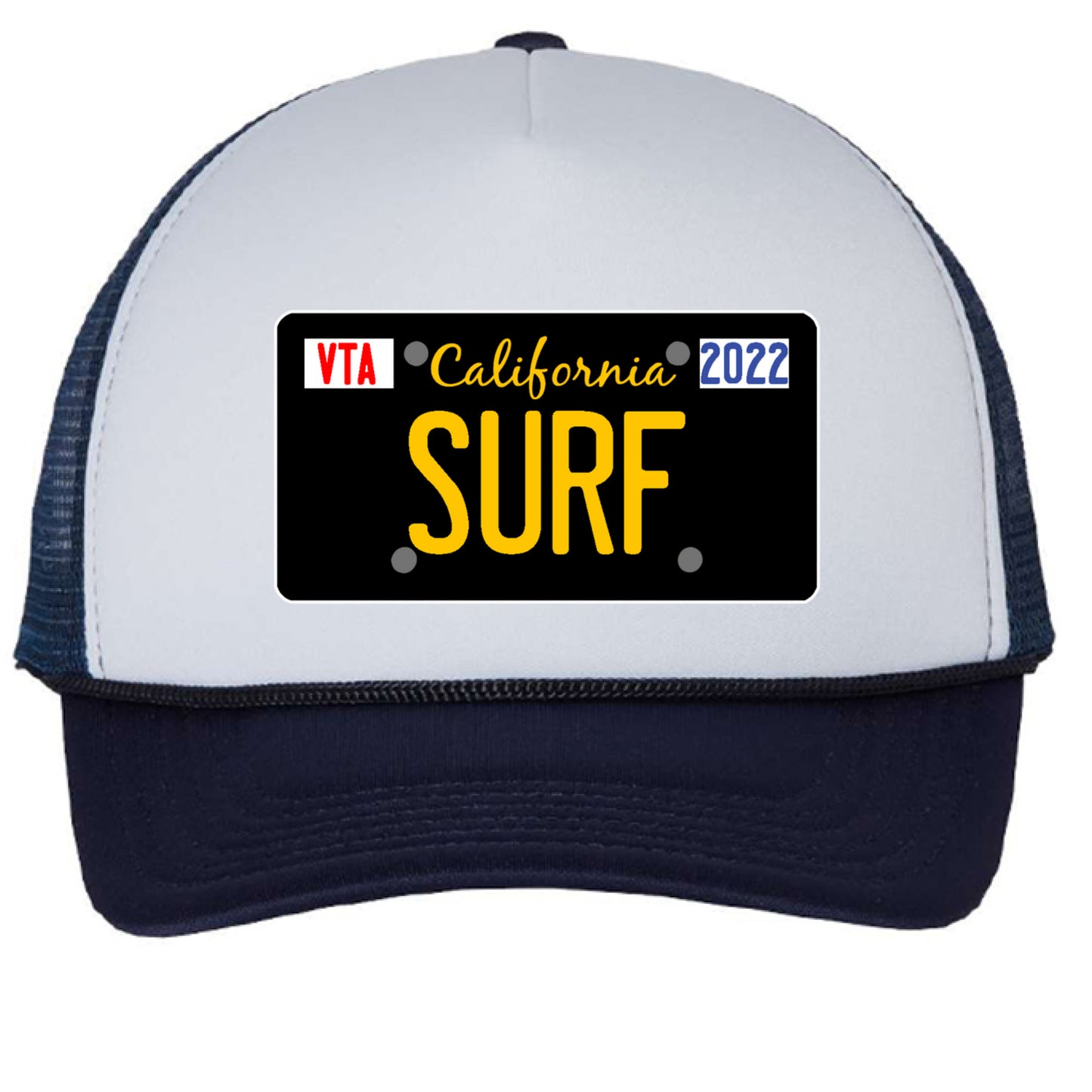 White/ Navy - FRONT