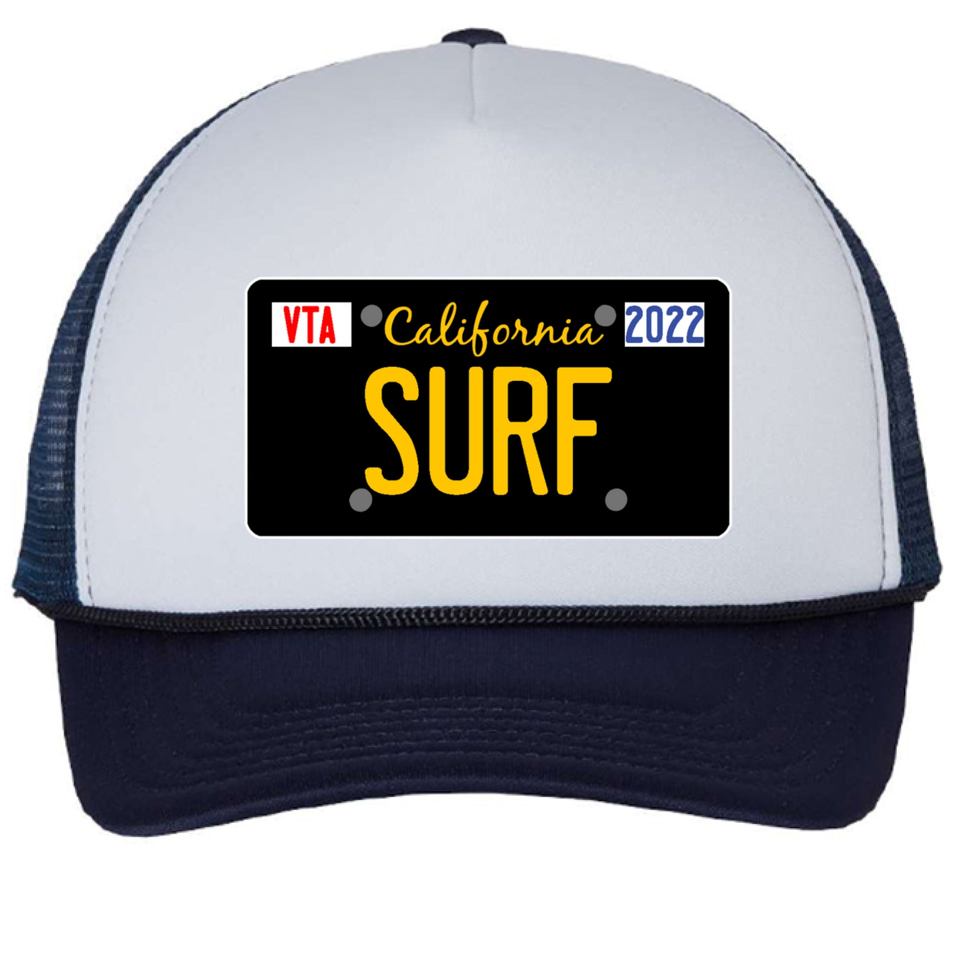 White/ Navy - FRONT