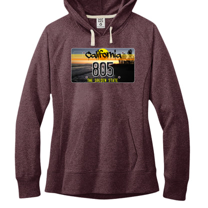 Maroon Heather - FRONT