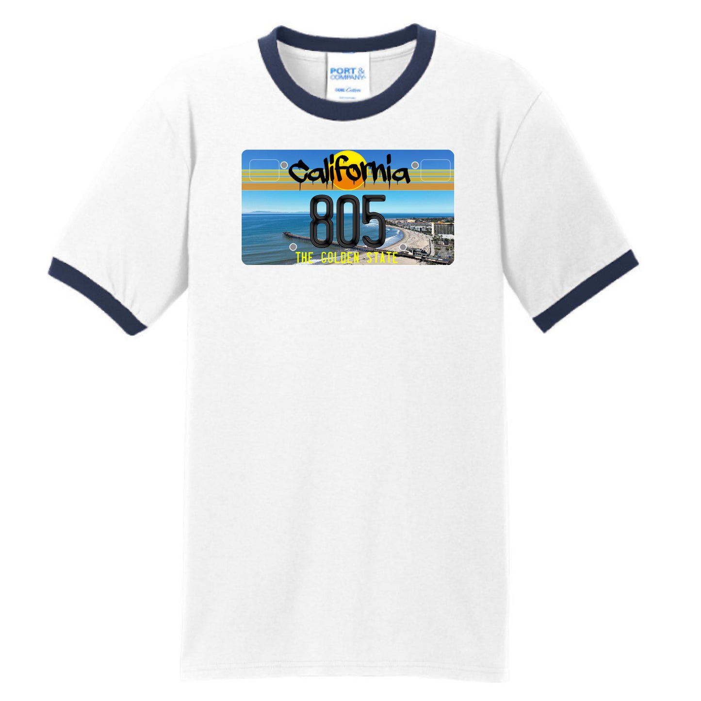 White/Navy - FRONT