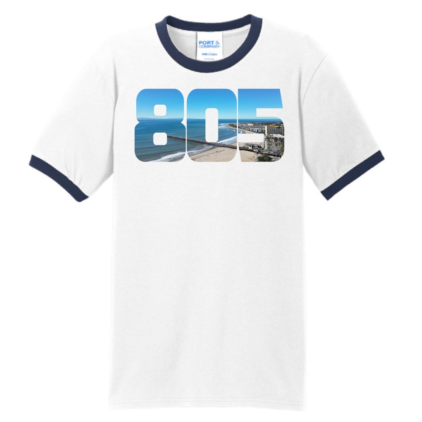 White/Navy - FRONT