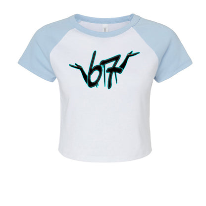 WHITE/ BABY BLUE - FRONT