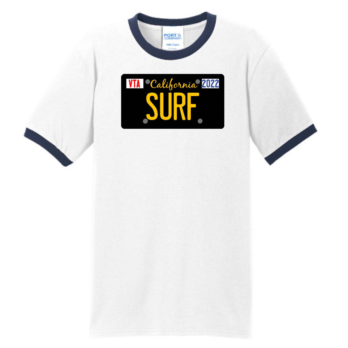 White/Navy - FRONT