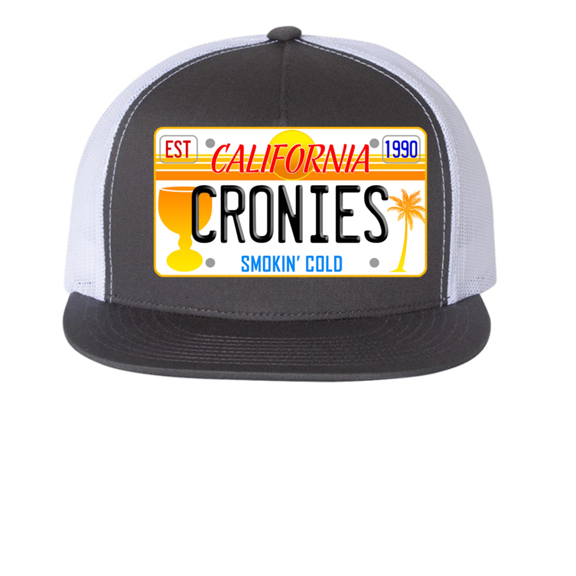 Charcoal/ White - FRONT