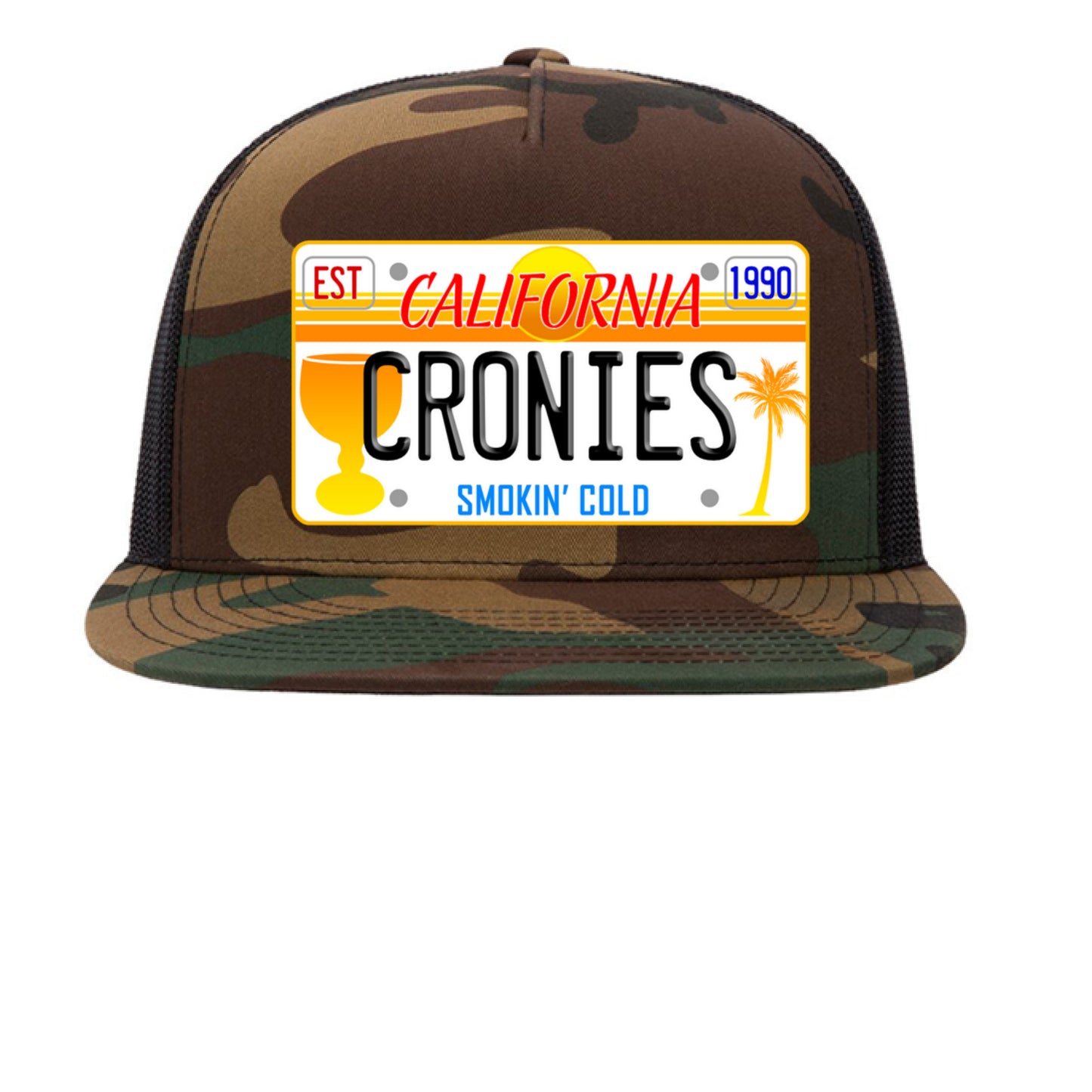 Green Camo/ Black - FRONT