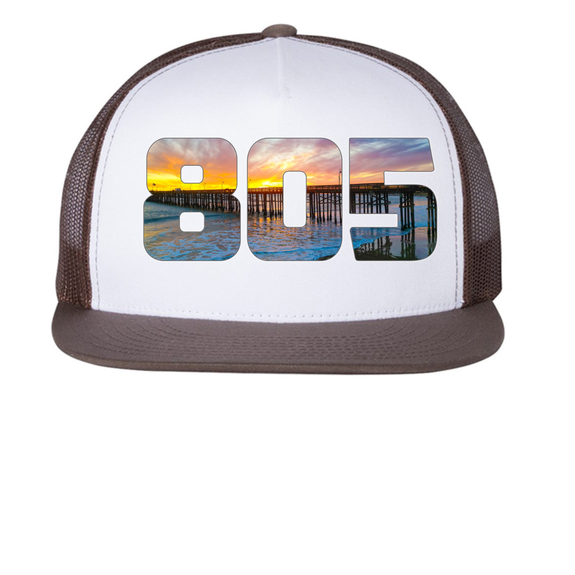 Brown/ White/ Brown - FRONT