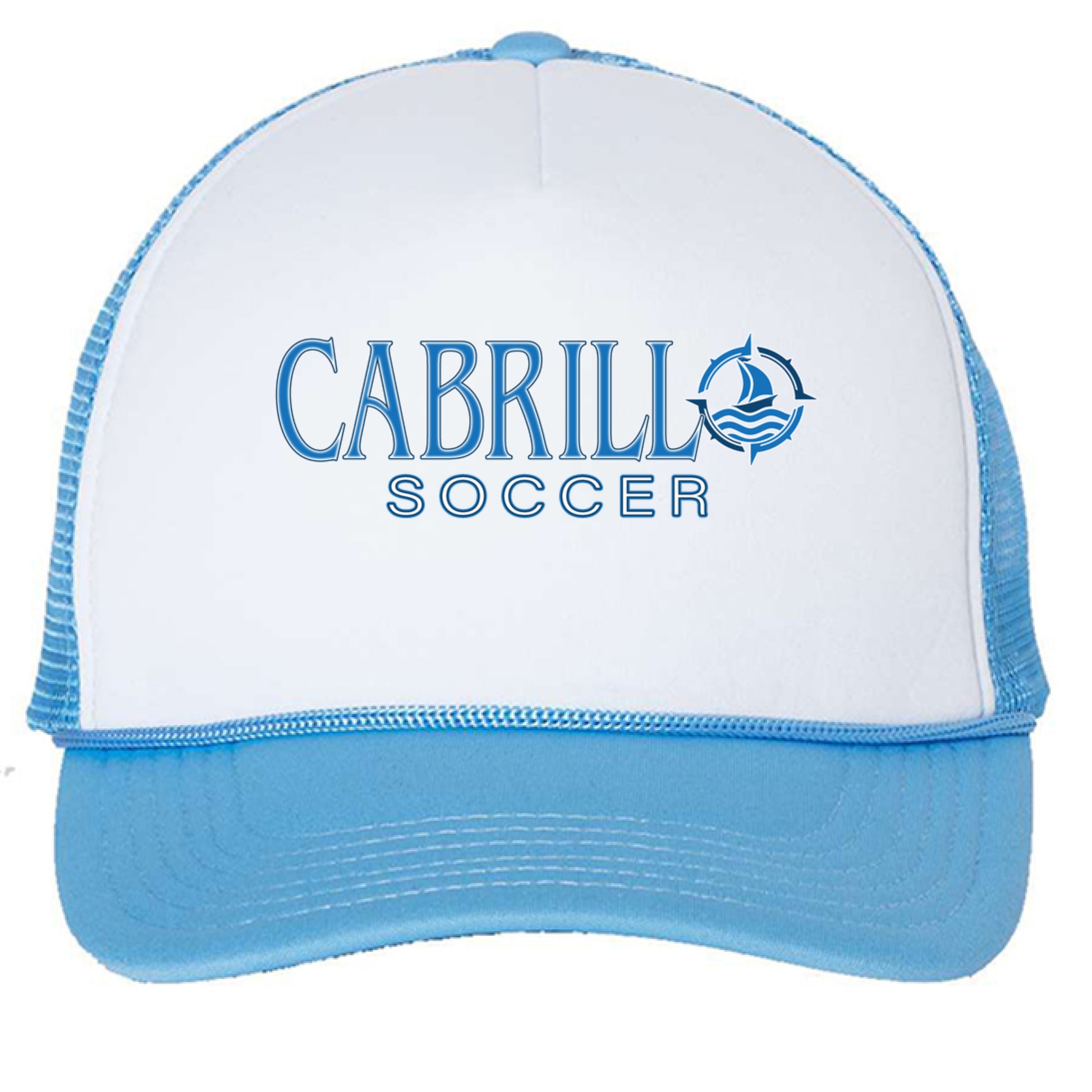 White/ Baby Blue - FRONT
