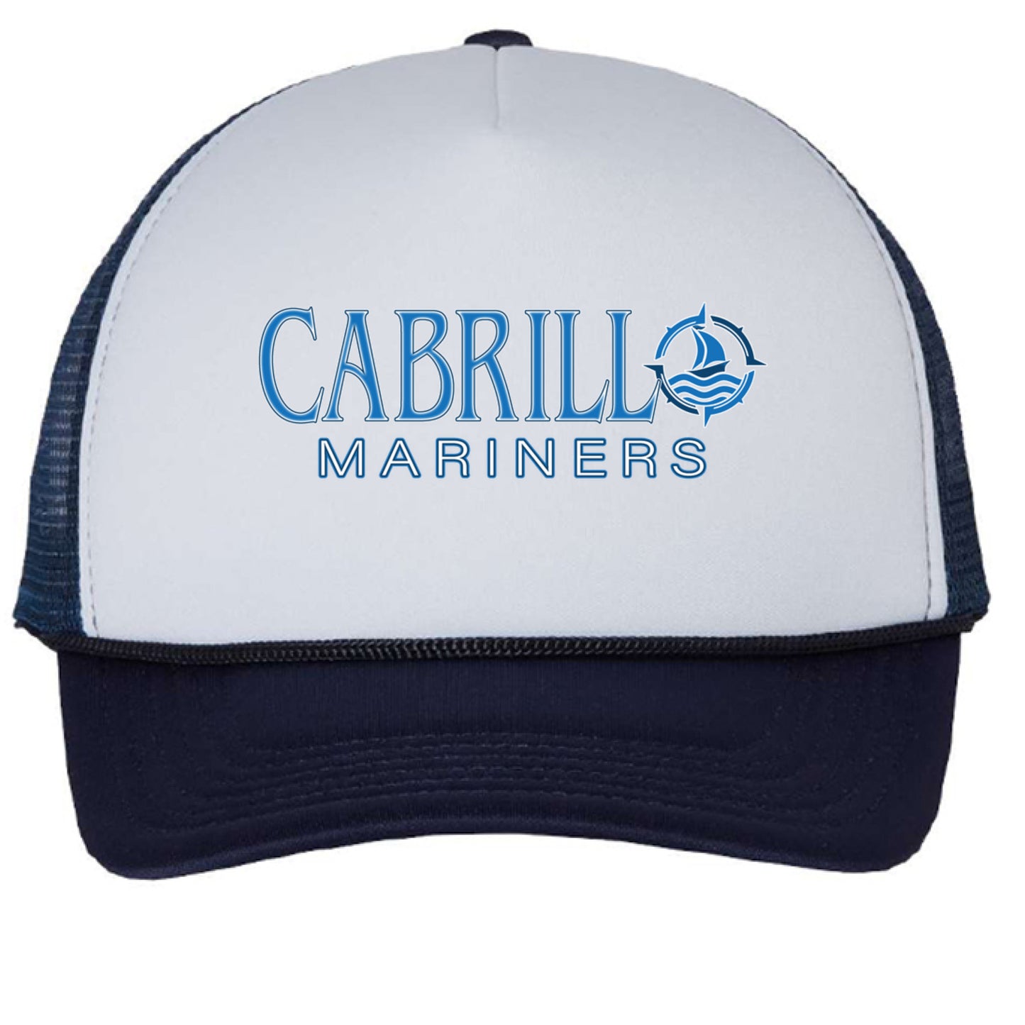 White/ Navy - FRONT