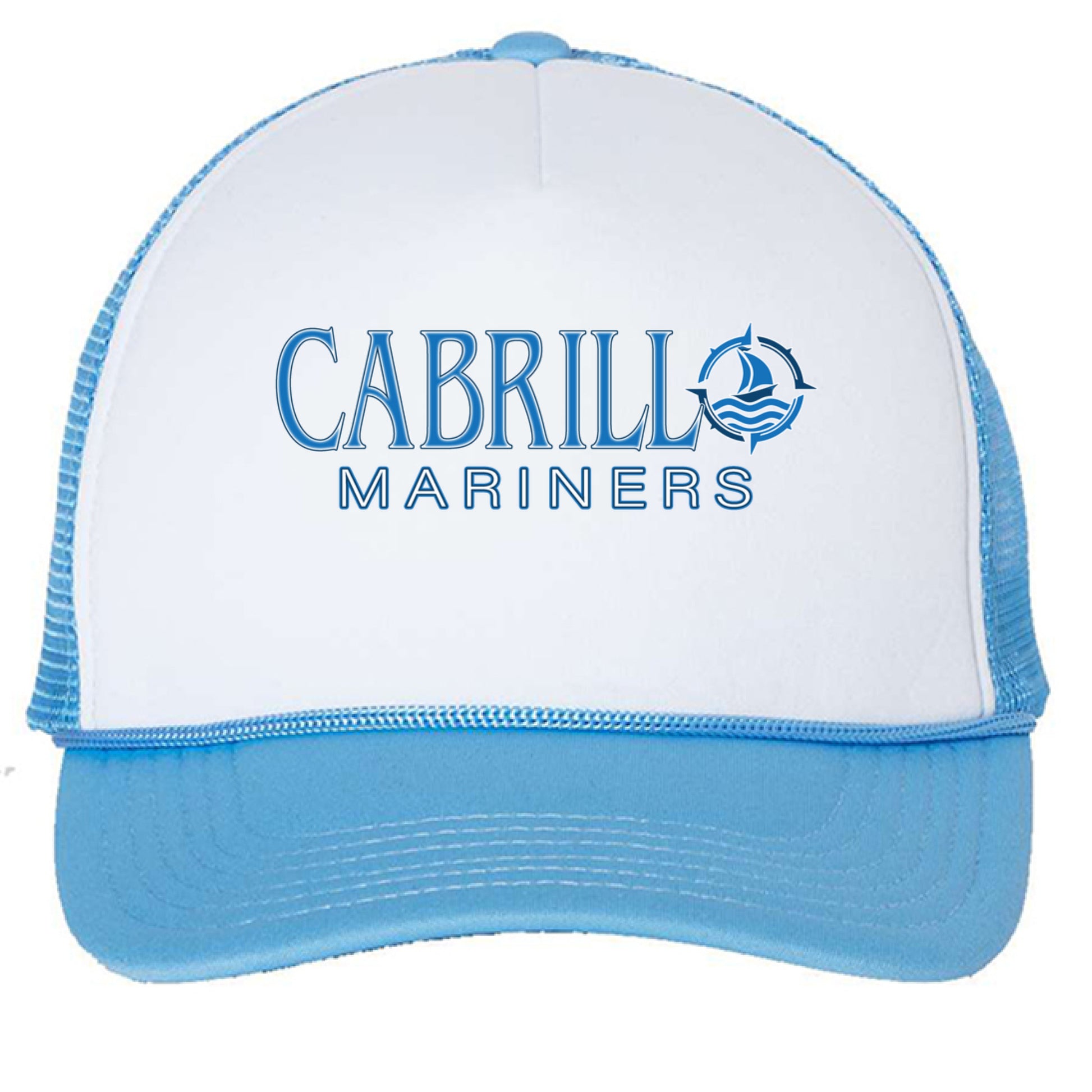 White/ Baby Blue - FRONT