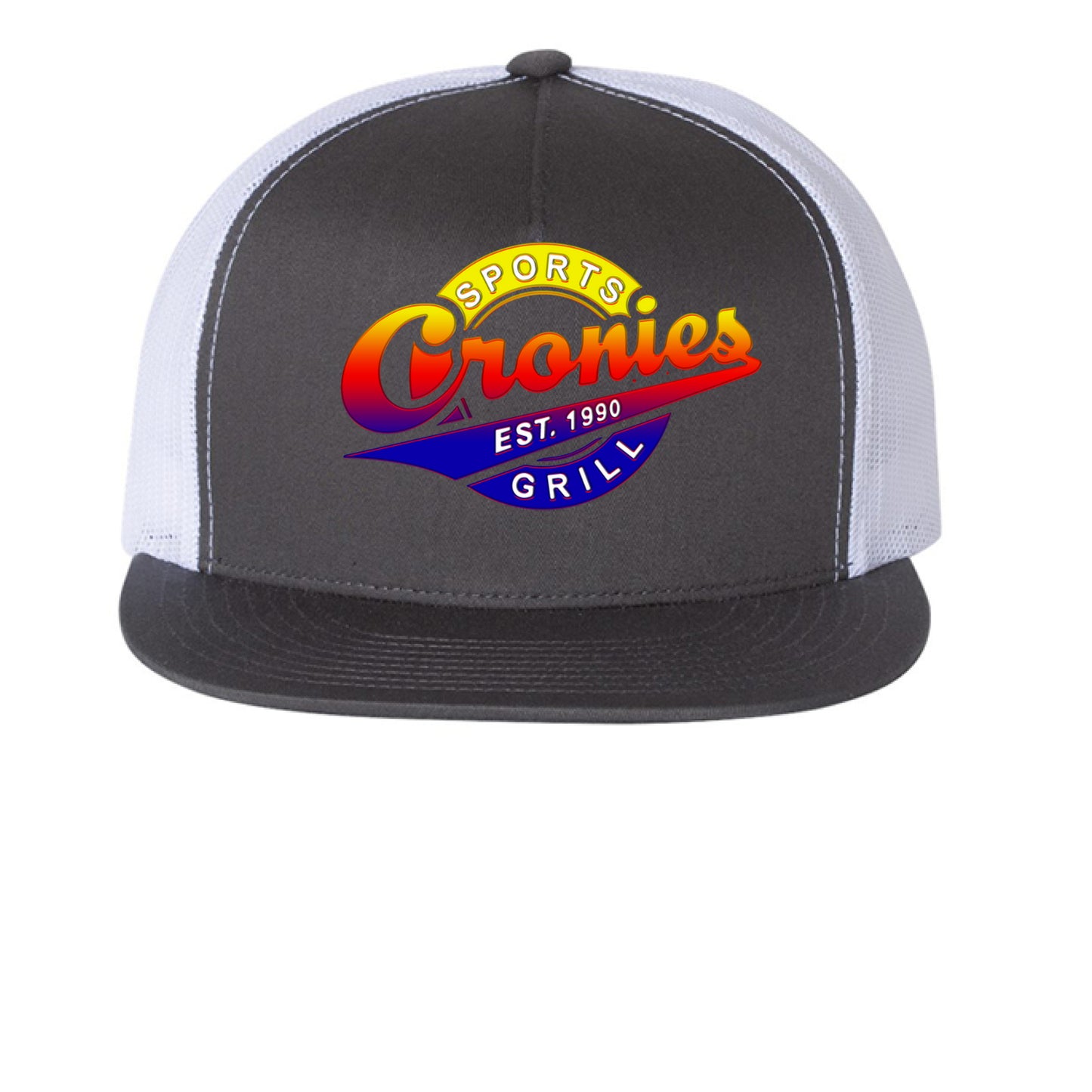 Charcoal/ White - FRONT