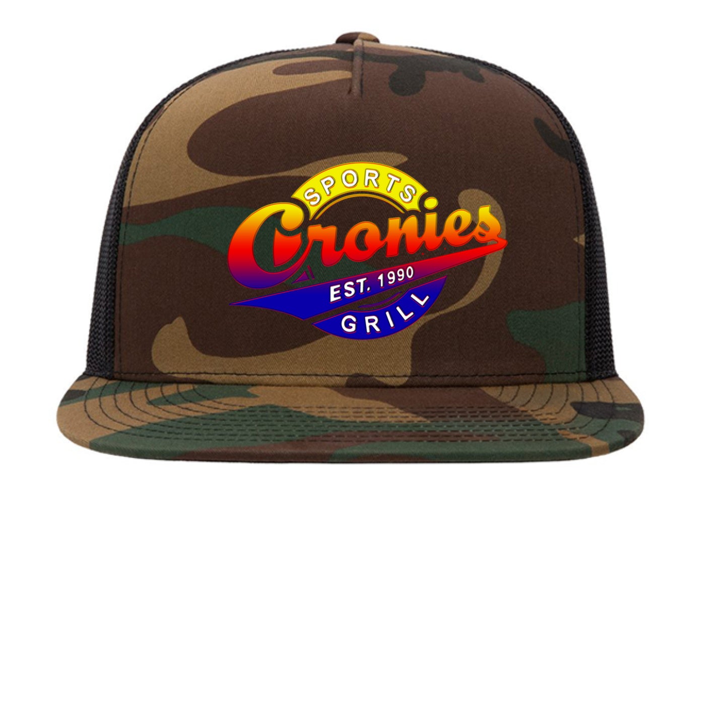 Green Camo/ Black - FRONT