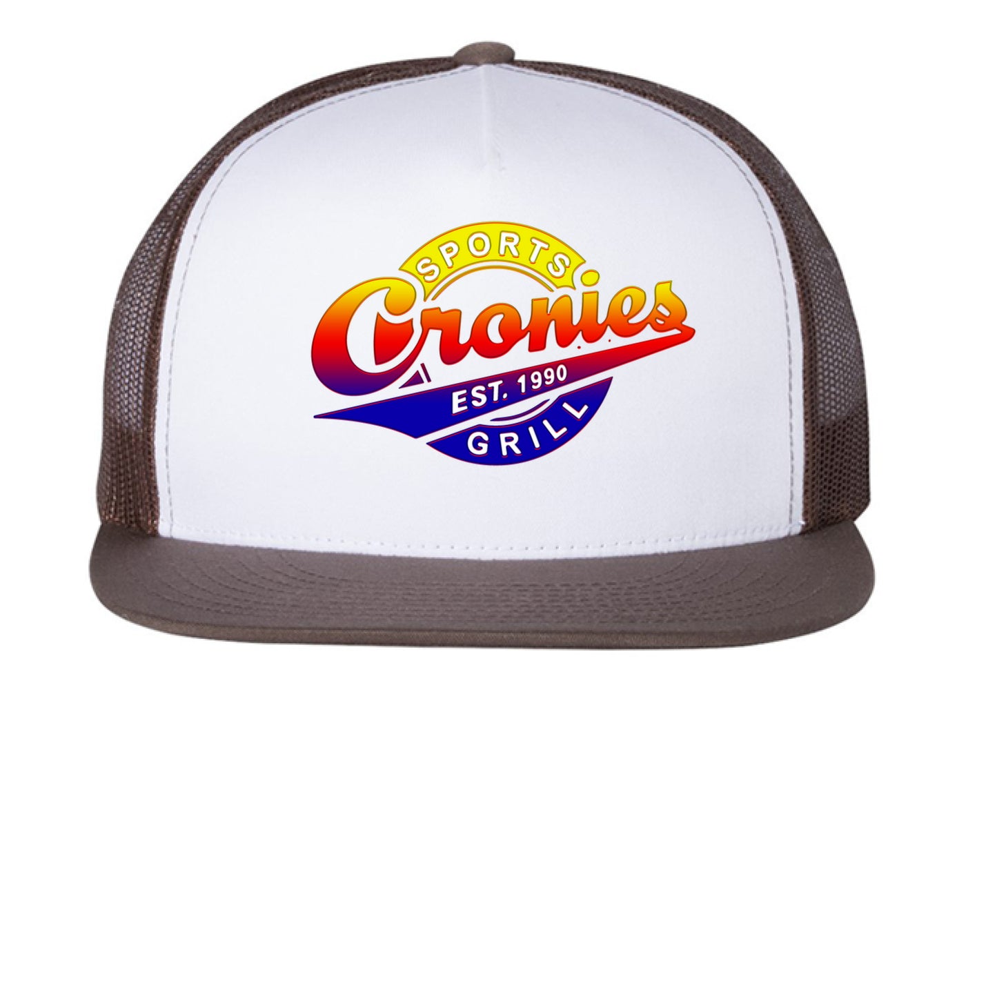 Brown/ White/ Brown - FRONT