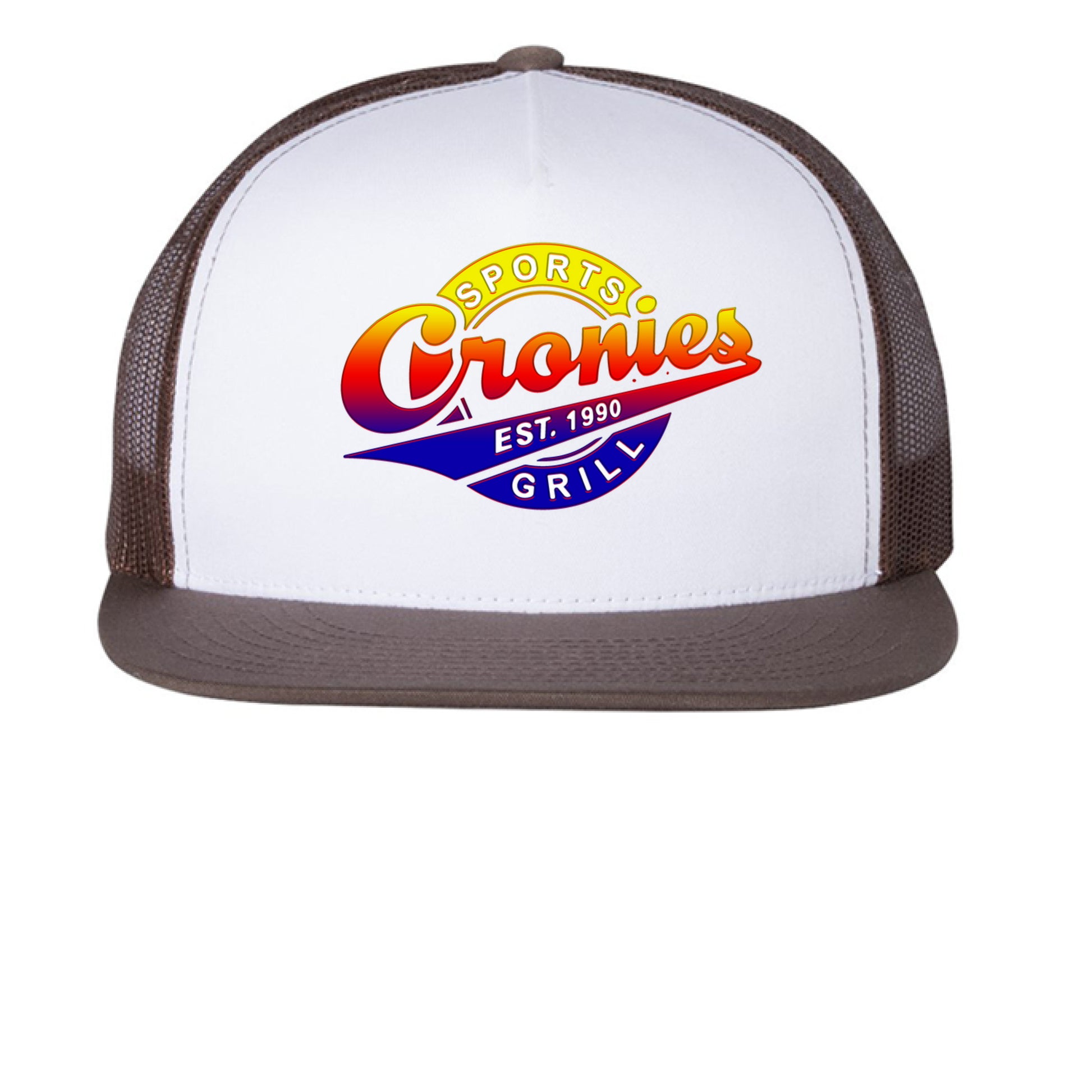 Brown/ White/ Brown - FRONT