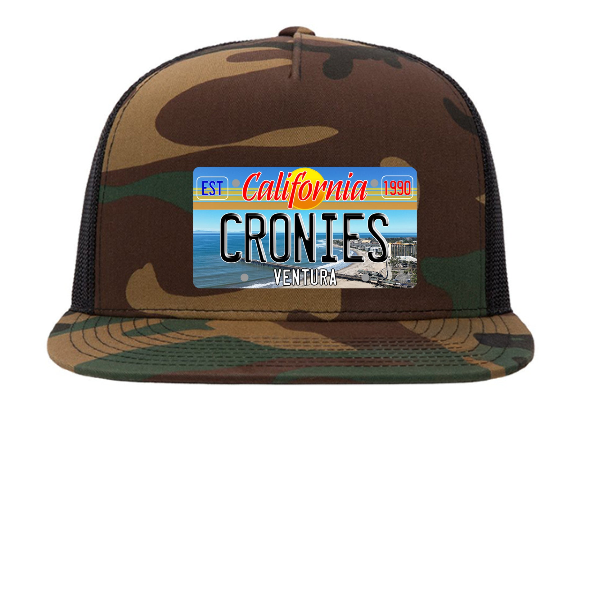 Green Camo/ Black - FRONT