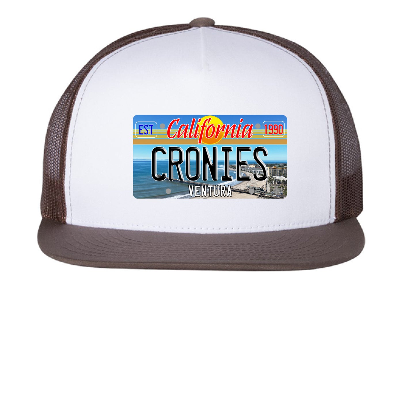 Brown/ White/ Brown - FRONT