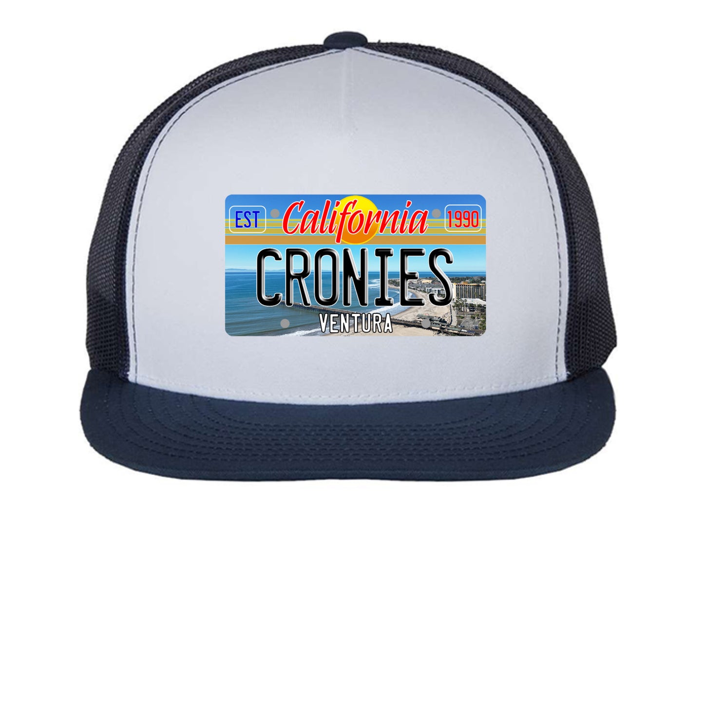 Navy/ White/ Navy - FRONT